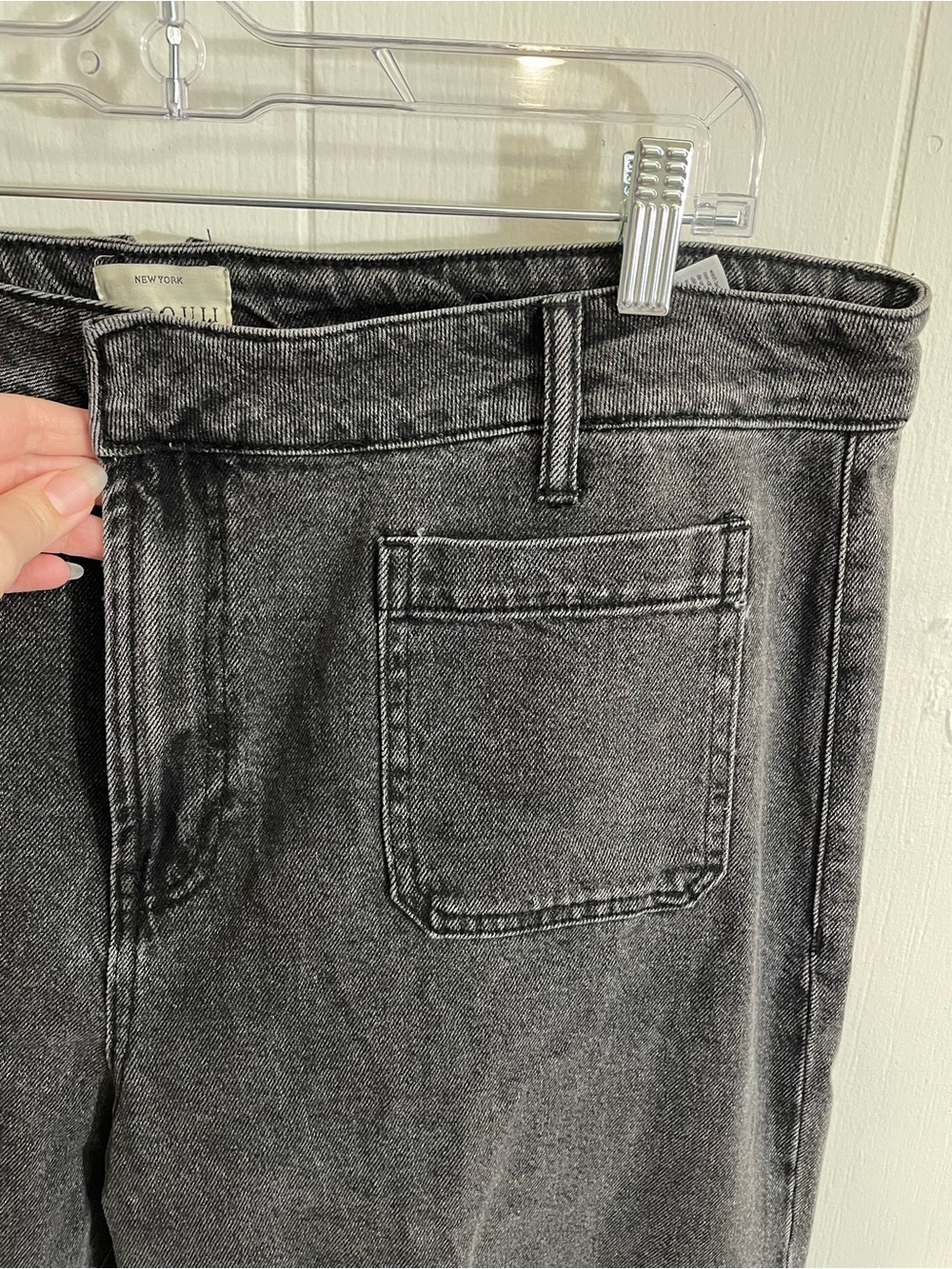 Eloquii Black Wide Leg Jeans - Picture 3 of 6